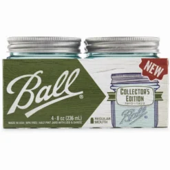 Ball Regular Mouth Collection Jar 8 oz 4 pk