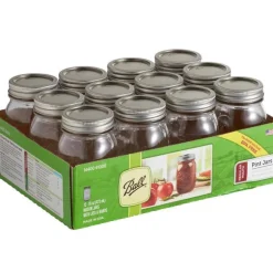 Ball Regular Mouth Mason Jar 16 oz 12 pk