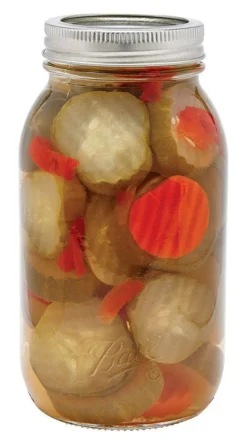 Ball Regular Mouth Mason Jar 1 qt 12 pk