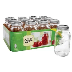 Ball Regular Mouth Mason Jar 32 oz 12 pk