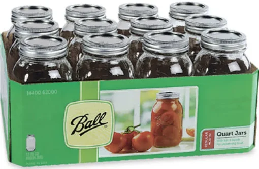 Ball Regular Mouth Mason Jar 32 oz 12 pk