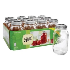 Ball Regular Mouth Mason Jar 32 oz 12 pk