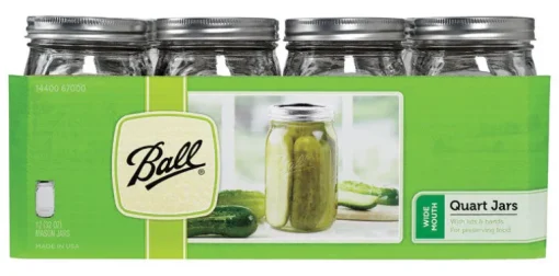 Ball Wide Mouth Mason Jar 32 oz 12 pk