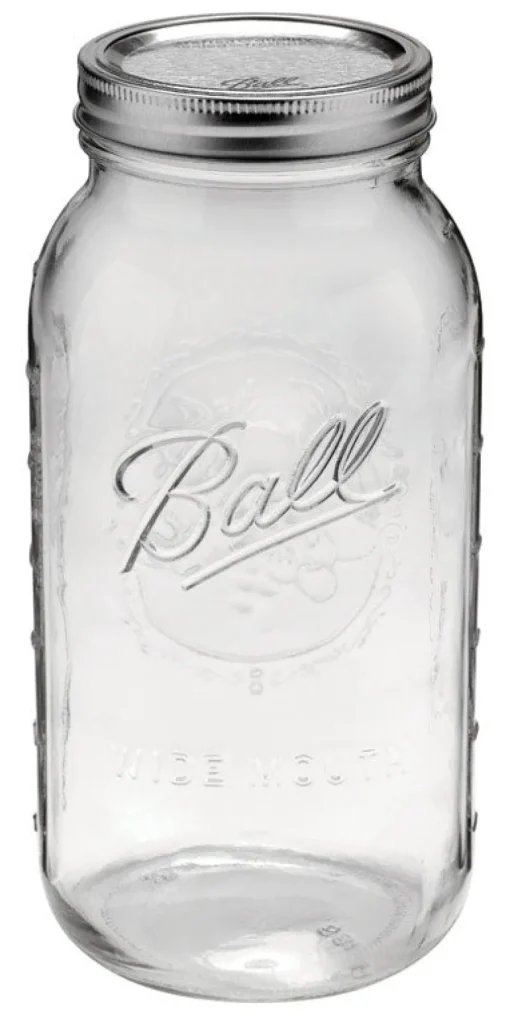 Ball Wide Mouth Mason Jar 64 oz 6 pk