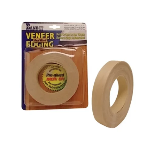 Band-It 0.75 in. W X 25 ft. L Prefinished White Birch Wood Veneer Edge Banding