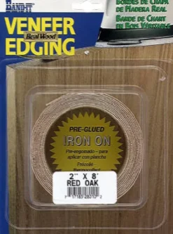 Band-It 2 in. W X 8 ft. L Prefinished Red Oak Wood Veneer Edge Banding