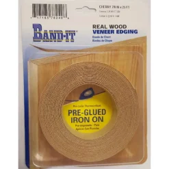 Band-It .030 in. X 7/8 in. W X 25 ft. L Cherry Real Wood Veneer Edging #2/BTR Premium Grade