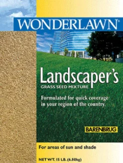 Barenbrug Wonderlawn Mixed Sun or Shade Grass Seed 15 lb