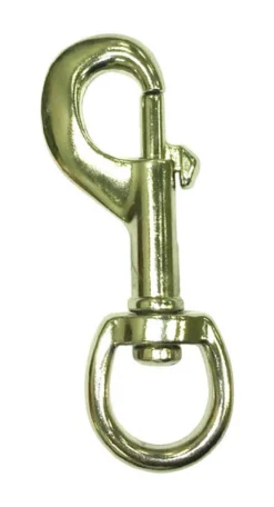 Baron 5/8 in. D X 3-1/2 in. L Nickel-Plated Steel Bolt Snap 10 lb