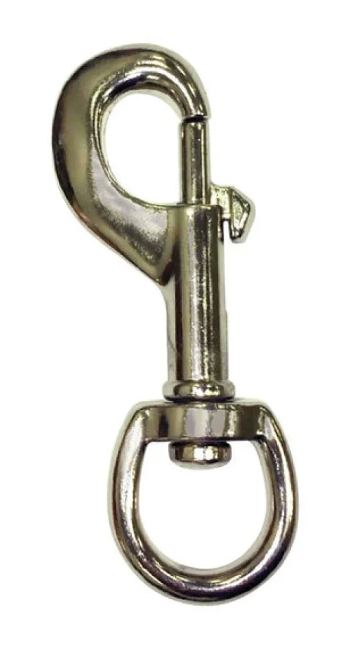 Baron 1/2 in. D X 3-1/4 in. L Nickel-Plated Steel Bolt Snap 9 lb