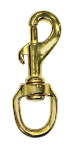 Baron 5/8 in. D X 3-1/4 in. L Polished Bronze Bolt Snap 14 lb
