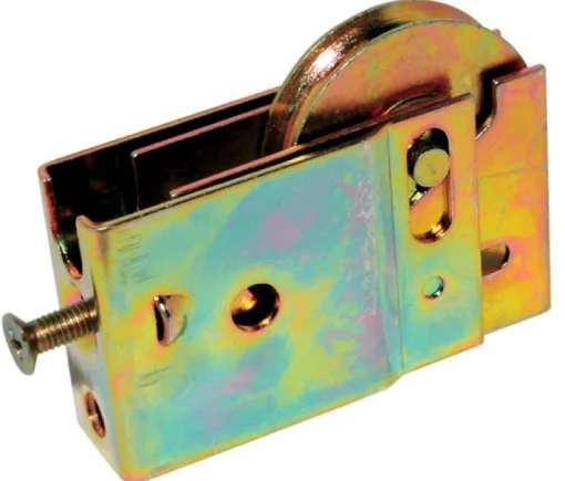 Barton Kramer 1-1/2 in. D X 1/3 in. L Stamped Steel Patio Door Roller Assembly 1 pk