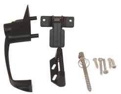 Barton Kramer 4 in. L Powder Coated Bronze Aluminum Patio Door Handle Set