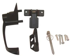 Barton Kramer 4 in. L Powder Coated Bronze Aluminum Patio Door Handle Set