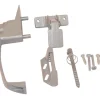 Barton Kramer 6-1/2 in. L Silver Aluminum Door Handle