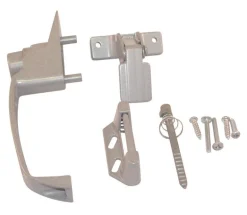 Barton Kramer 6-1/2 in. L Silver Aluminum Door Handle