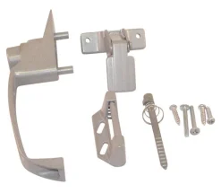 Barton Kramer 6-1/2 in. L Silver Aluminum Door Handle