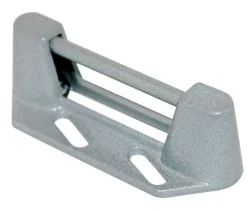 Barton Kramer Satin Silver Aluminum Door Latch 1 pk