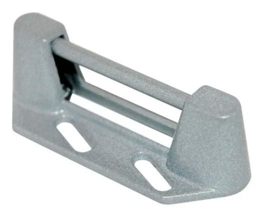 Barton Kramer Satin Silver Aluminum Door Latch 1 pk