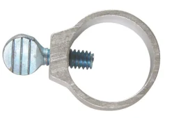Barton Kramer Silver Aluminum Bracket 1/2 in. L X 0.25 in. H 1 pk
