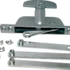 Barton Kramer Silver Aluminum Left/Right Jalousie Window Operator Kit For Jalousie
