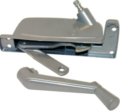 Barton Kramer Silver Aluminum Right Awning Window Operator For Pan-American