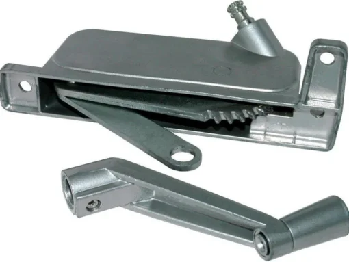Barton Kramer Silver Aluminum Right Awning Window Operator For Nu-Air