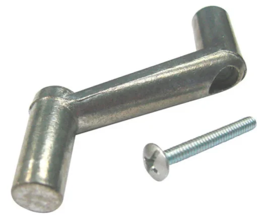 Barton Kramer Silver Zinc Crank Handle