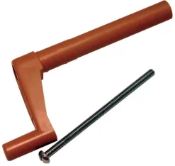 Barton Kramer Tan Plastic Window Crank Handle 3/8 Dia. x 3 L x 0.5 W in.