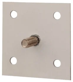 Barton Kramer White Aluminum Bracket 2 in. L X 0.75 in. H 1 pk