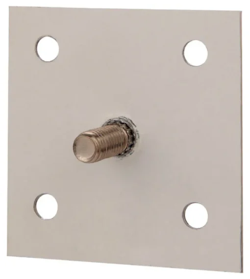 Barton Kramer White Aluminum Bracket 2 in. L X 0.75 in. H 1 pk