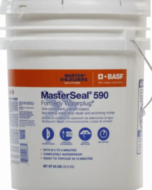 BASF MasterSeal 590 Gray Hydraulic Cement 50 lb.