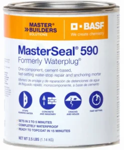BASF MasterSeal 590 Hydraulic Cement 10 lb. (Pack of 4)