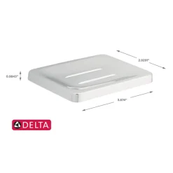 Bath Unlimited D8506 3.96" W X 0.96" H Centura® Chrome Soap Dish