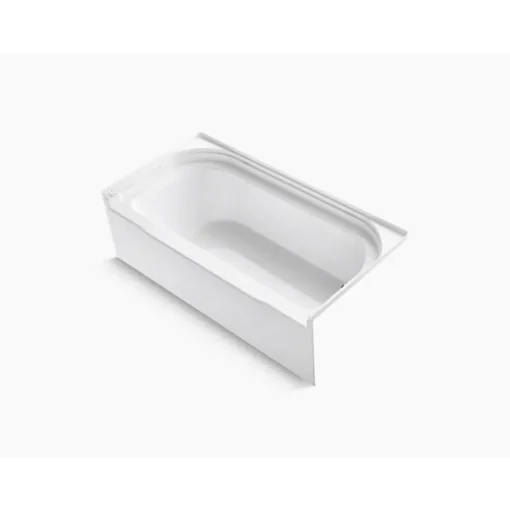 BATHTUB RIGHT WHT 55GAL