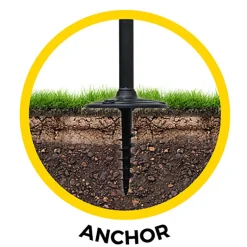 Baytown Lantern&Post Blk