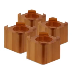 BED RISER WD MAPLE 3.8"H