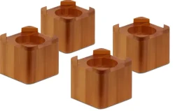 BED RISER WD MAPLE 3.8"H