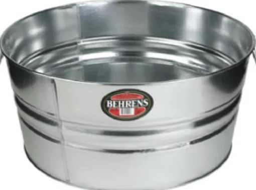 Behrens 16-3/4 gal Steel Tub Round
