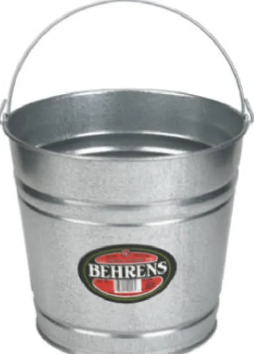 Behrens 12 qt Galvanized Pail Gray