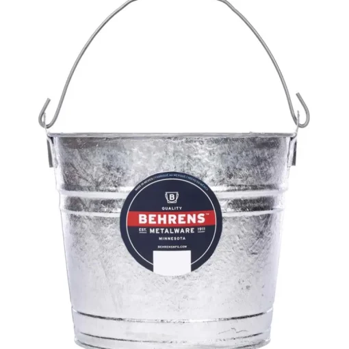 Behrens 10 qt Pail Gray