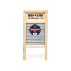 Behrens Double Faced Galvanized Steel Scrub Surface Washboard 14.5 L x 7.25 W in.