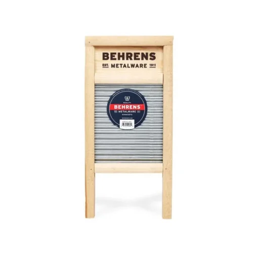 Behrens Double Faced Galvanized Steel Scrub Surface Washboard 14.5 L x 7.25 W in.