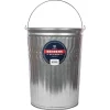 Behrens Galvanized Steel Silver Round Garbage Can 20 gal. Capacity, 17.5 D x 17.5 W in.