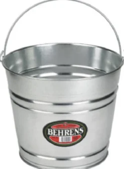 Behrens Hot Dipped 14 qt Galvanized Pail Gray