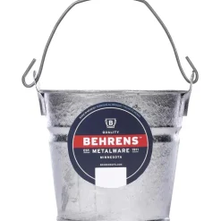 Behrens Hot Dipped 2 qt Galvanized Pail Gray