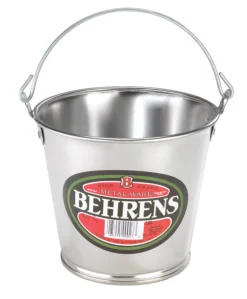 Behrens Hot Dipped 2 qt Galvanized Pail Gray