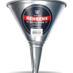 Behrens Silver 7-3/8 in. H Steel 32 oz Funnel