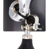 Bell Sports Honker 300 Silver/Black Steel Bugle Horn 3 L x 9-13/16 H x 4 W in.