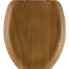 Bemis Mayfair Elongated Oak Wood Toilet Seat